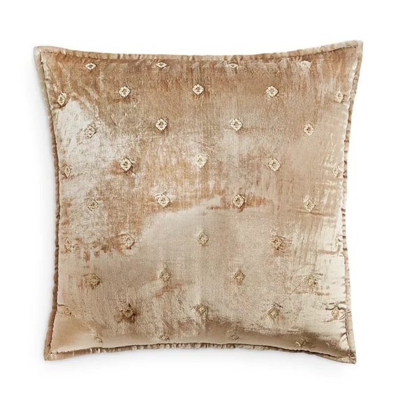 Hudson Park Velvet Diamond Euro Sham - Picture 1 of 3